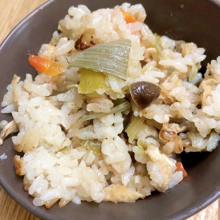 青ネギたっぷり炊き込みご飯